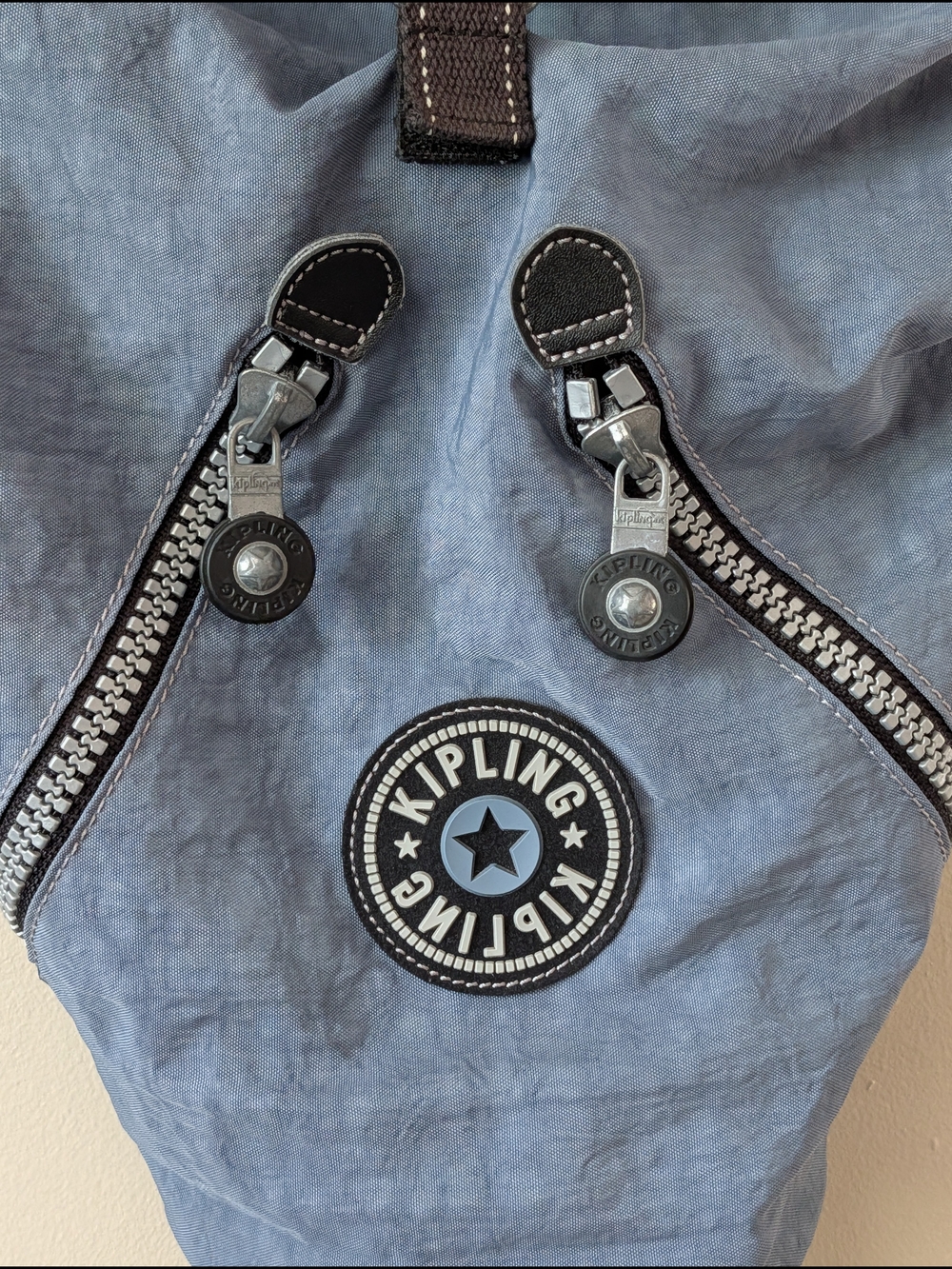 Kipling Blue Drawstring Backpack - Picture 2 of 6